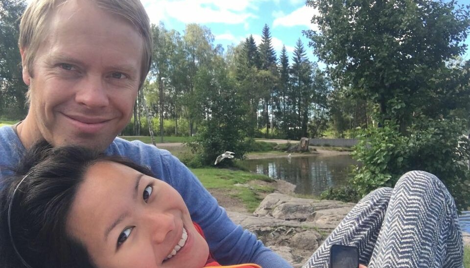 Lars Haakon Søraas sammen med konen Dyanne Søraas