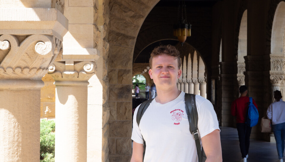 Alexander Blom Tindlund er en av fem norske som studerer på eliteskolen Stanford.