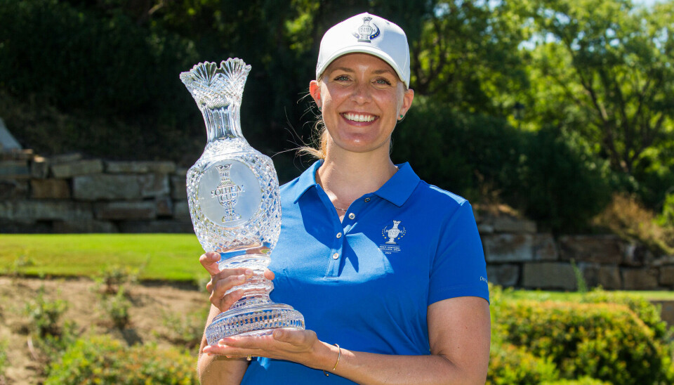 VISE-KAPTEIN: Caroline Martens sjonglerer rollen som hodejeger og investor med rollen som vise-kaptein i Solheim Cup.