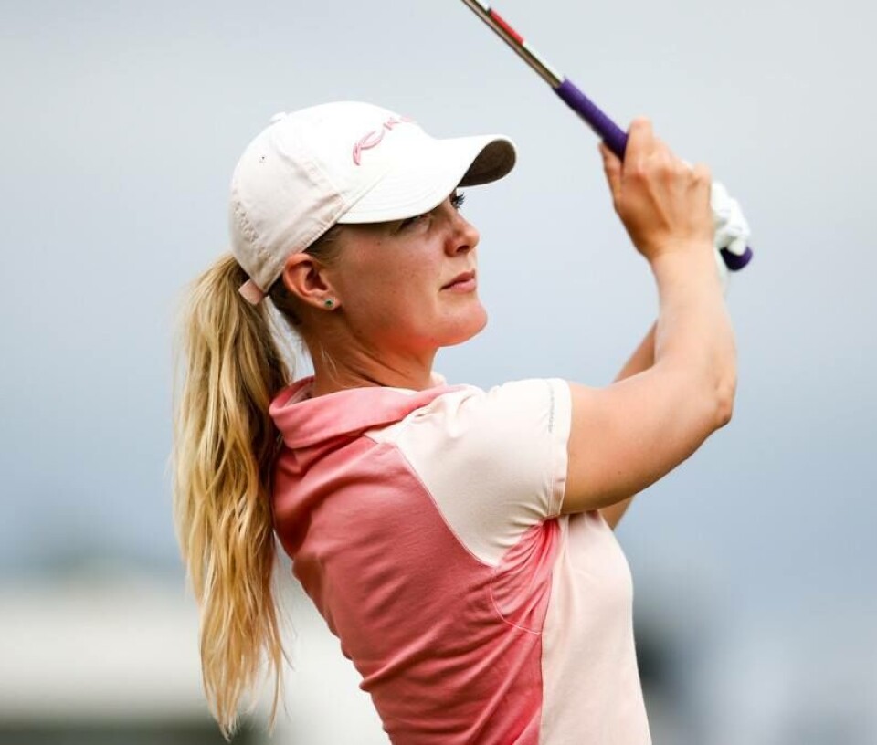 PROFFLIVET: Martens var profesjonell golfspiller fra 2010 til hun måtte gi seg i 2019.