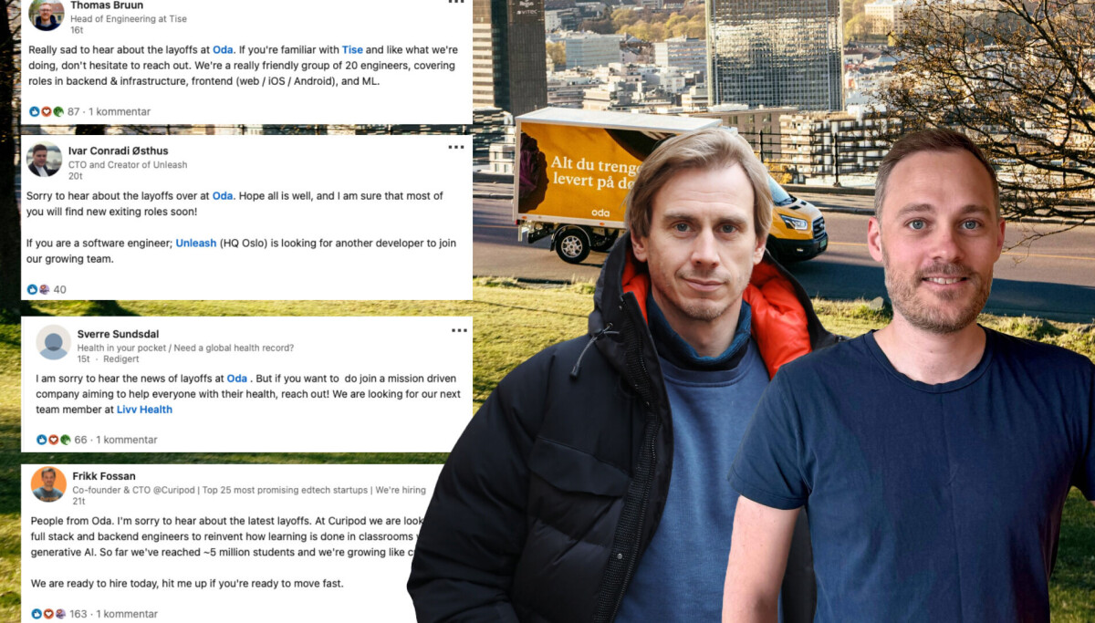 Photo: Per-Ivar Nikolaisen Nedbemanningen utløser sommerjakt på Oda-ansatte - medgründeren håper på en høststorm av nye startups