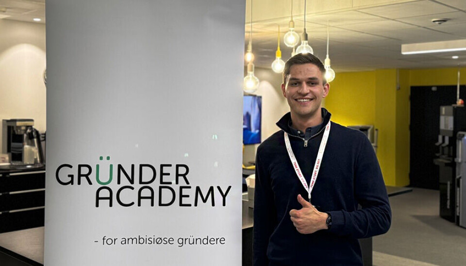 Gründer: Johannes Røsberg pitchet foran juryen onsdag. Johannes