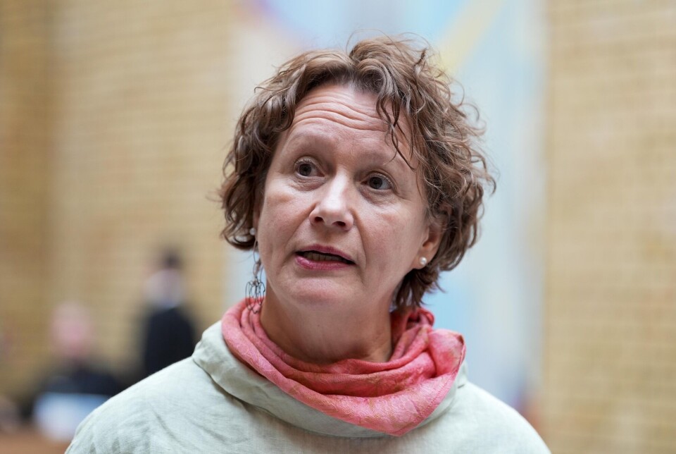 Oslo 20240516. Irene Ojala, (Pasientfokus) i vandrehallen på Stortinget.Foto: Terje Pedersen / NTB