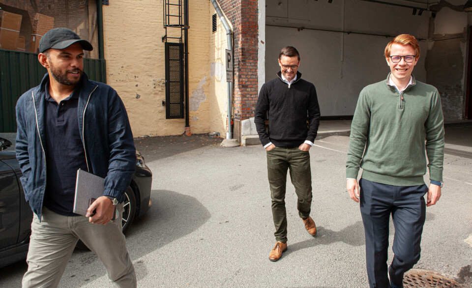 Gründerne av Ask Business Management er Rony Solaiman (f.v.), styreleder, Nils Rynning Mork, salgsansvarlig og Jørgen Axelsen, daglig leder.