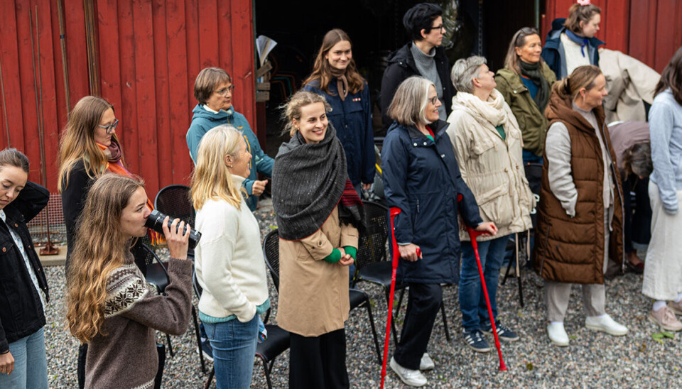 Årets sommerkonsert blir holdt ved Blindern Hovedgård. Ulrikke Lien på korøvelse.