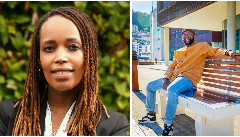 Hjelper gründere: Francine Mbanzo Jensen gründet Unity Spark i 2017. Patrick Kitolano i Kitos Light lager benker med solcelledrevet lademuligheter.