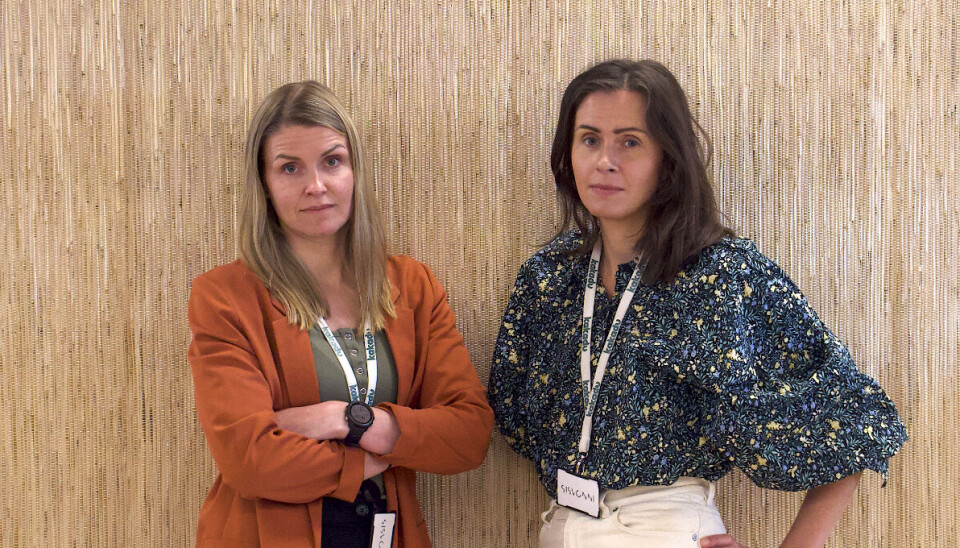 Vil hjelpe: Tina Rødland (fra venstre) var tidligere produktsjef i Easee og begynte som produktsjef i Kakadu i oktober 2023. Ingvild Erøy er en av gründerne i Kakadu.