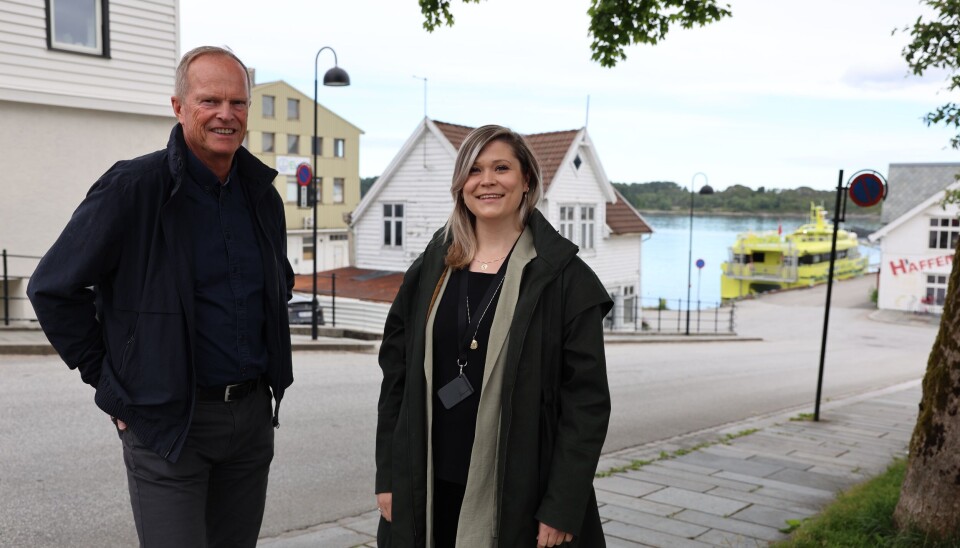 Hjelper oppstartsbedrifter: Ingunn Eide og Arne Olsen i Aksello.