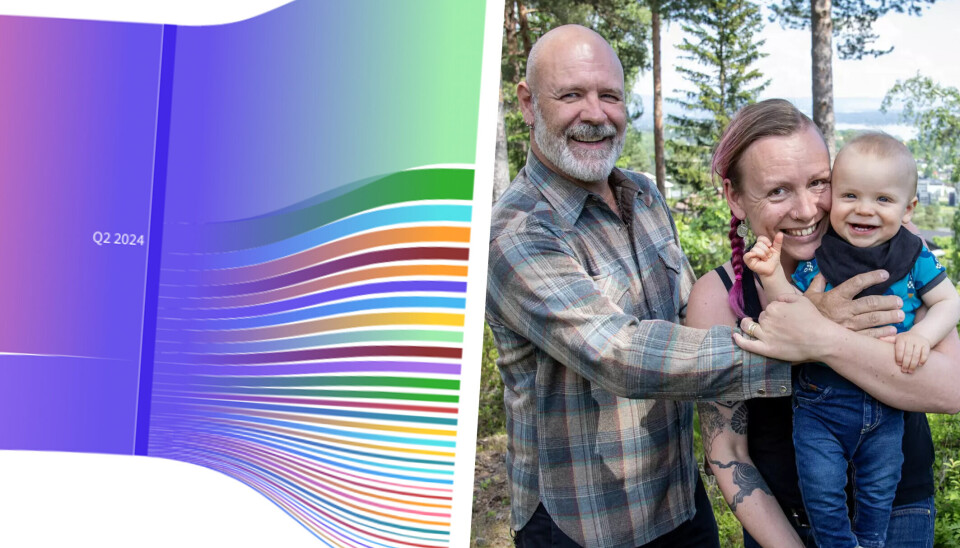 Slik strømmet kapitalen til startups i andre kvartal 2024 / Gründer Anita Schjøll Abildgaard med familie.