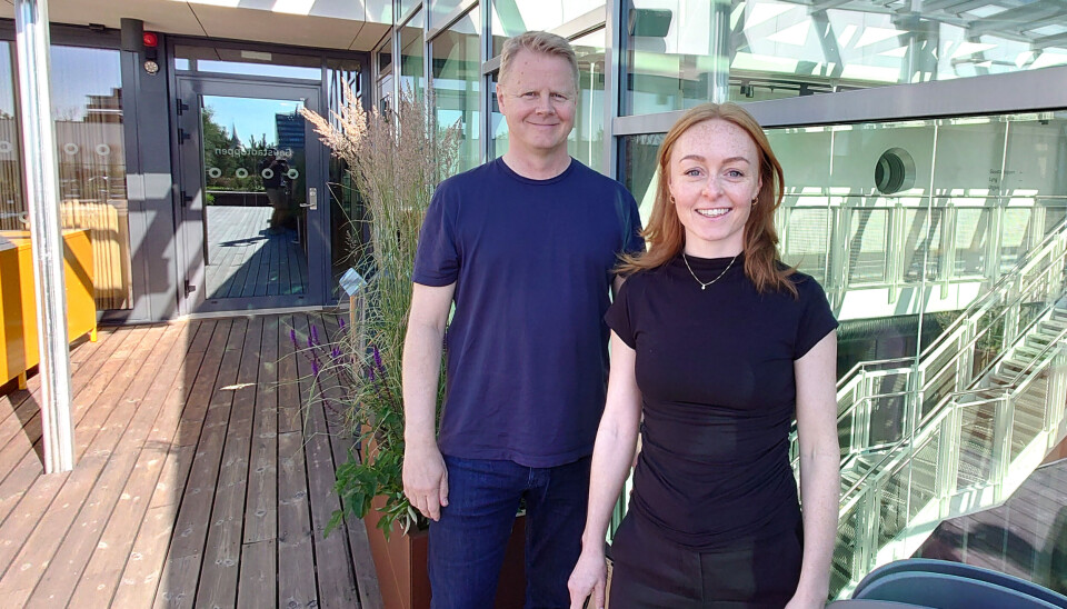 CEO og medgründer Trond Arne Aas med direktør for strategiske prosjekter, Karen Kuhnle Klakegg.