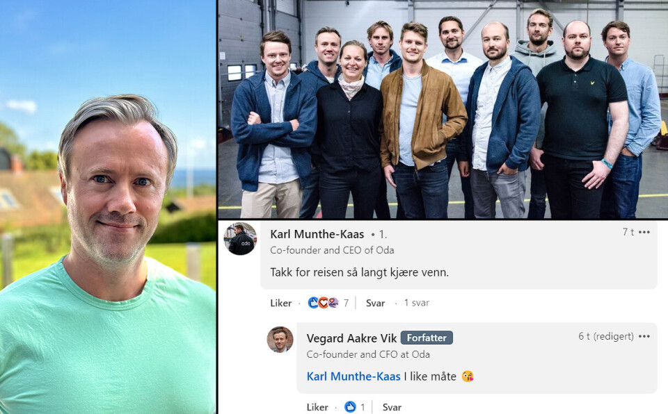 Nå er alle gründerne ferdig i Oda:  «Jeg elsker dette selskapet»