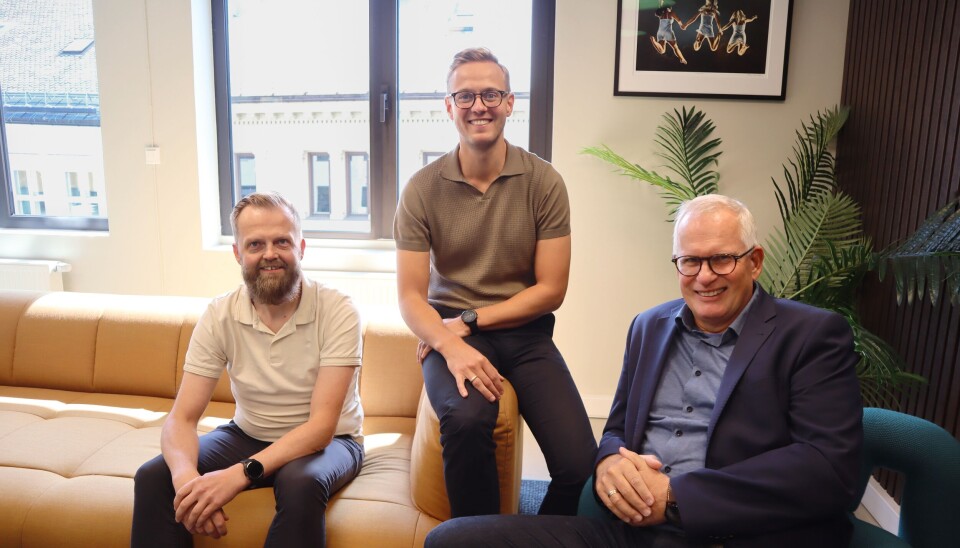 Fra venstre: Odd Marius Elstad, Mathias Pedersen og Børge Nilssen.