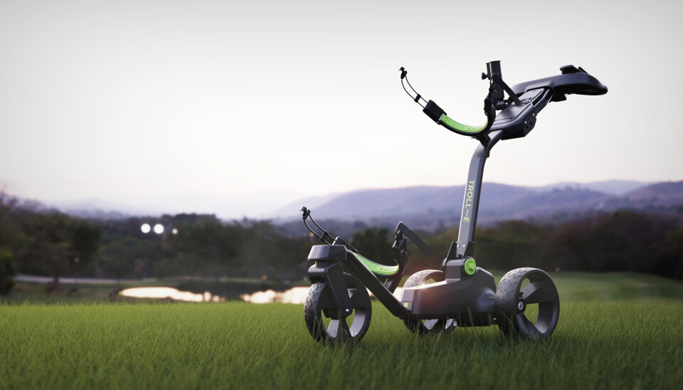 Trallen: Slik ser den elektriske golftrallen ut.