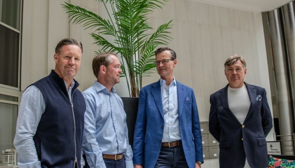 Skal investere i Norden: Mats Clarhäll, til venstre, er leder for investorrelasjoner i Obligo.