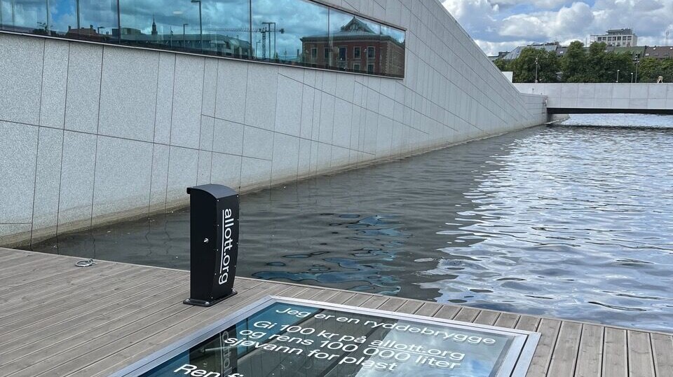 Starter her: Ryddebrygge i Bjørvika.