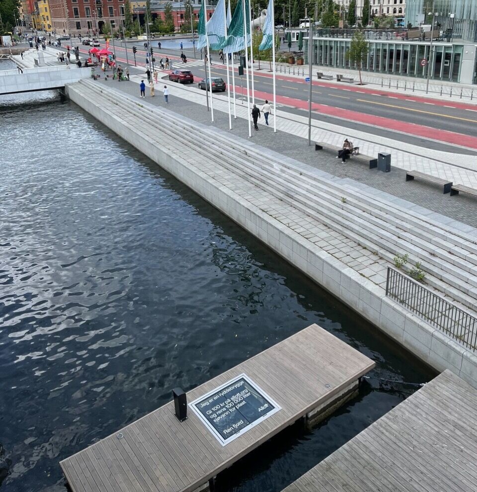 Fra Oslo til Europa: Målet er 25.000 ryddemaskiner som denne i i europeiske havner.