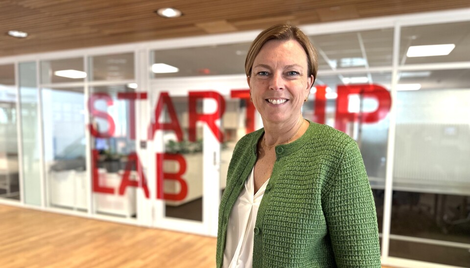 Kontor hos Startuplab i Bergen: Gründer Hilde Ulvik Hordnes i Dynamon.