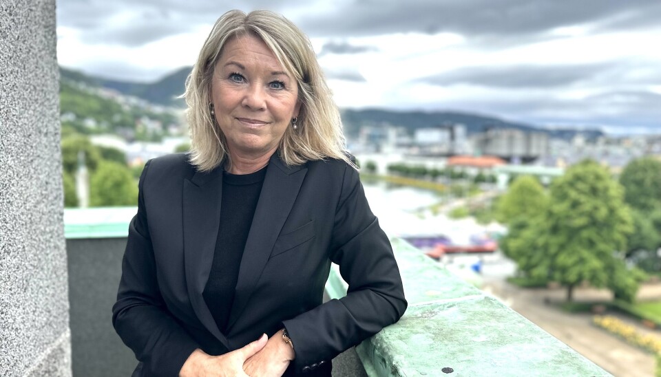 På vakt for bedriftene: Monica Mæland har utsikt mot Festplassen og Ulriken fra kontorene til Bergen Næringsråd.