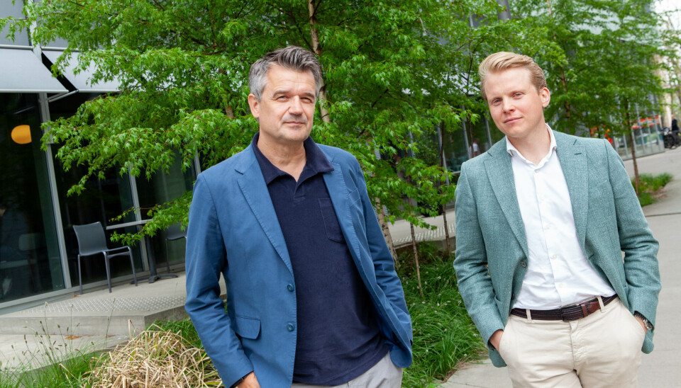 Rune Garborg, daglig leder og Andreas Saastad, finans- og strategisjef i Vipps Mobilepay