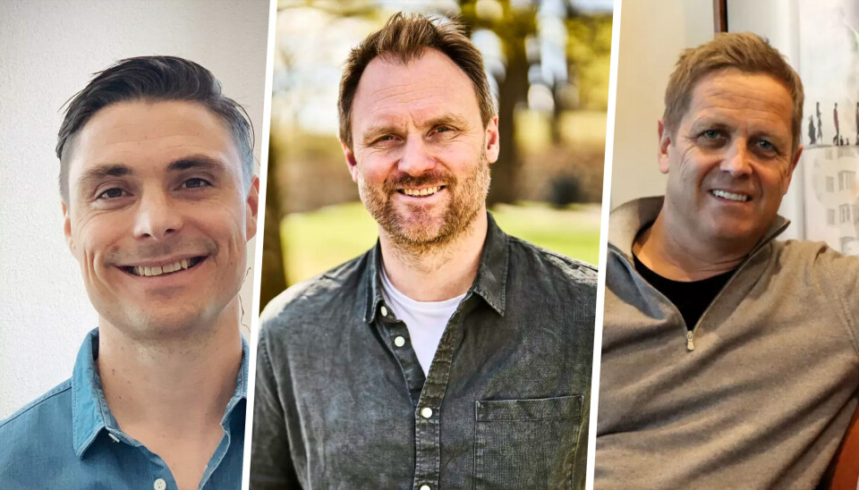 Managing partner i henholdsvis Idekapital, Norselab og Sandwater, Kristian Øvsthus, Yngve Tvedt og Tom Even Mortensen.