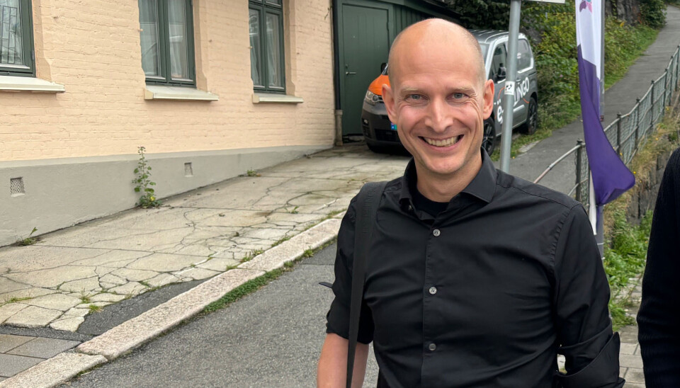 Tibber-gründer Edgeir Aksnes under Arendalsuka 2024.