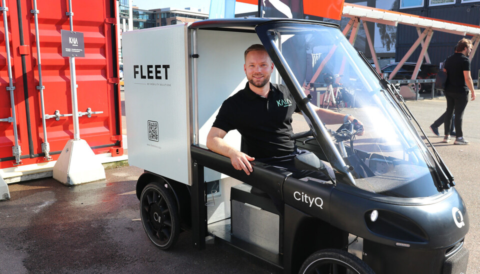 Minibil: Fleet Bikes er et av Mobility Solutions prosjekter, som går ut på at de leier ut CityQ-kjøretøyene. Andreas Hætta, daglig leder for Mobility Solutions.