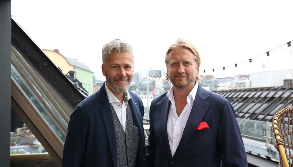 Henning Tunsli, gründer av Penetrace, sammen med daglig leder i Orbify.AI, Axel Tenvik.