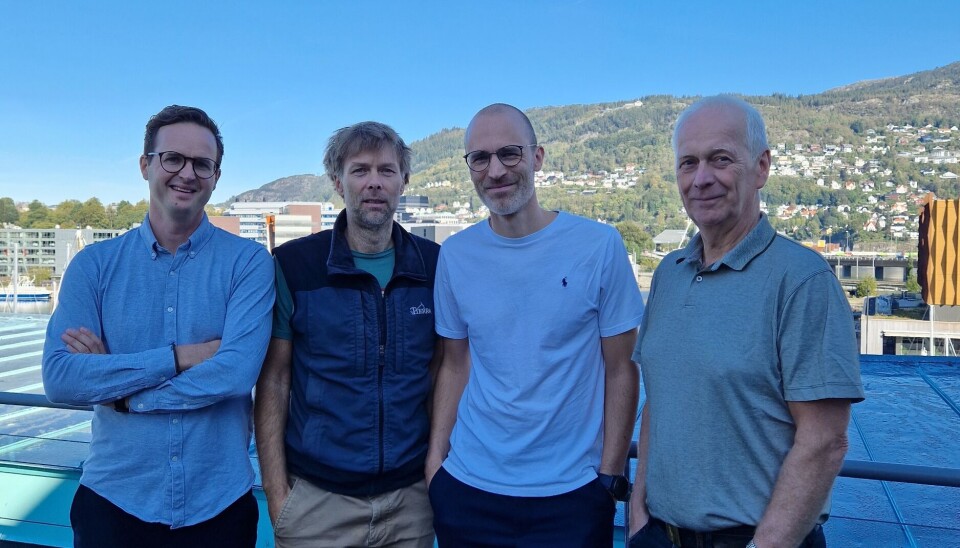 De fire gründerne i 7Analytics - Helge Jørgensen, Rolf Monsen, Jonas Aas Torland og Werner Svellingen.