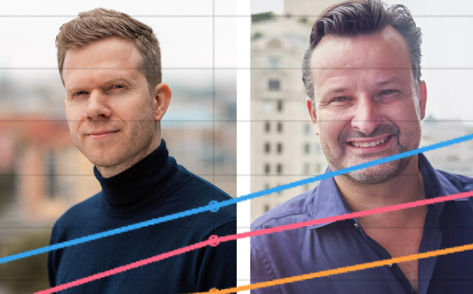 Fredrik Wisløff i Findable og Are Traasdahl i Crisp var blant vinnerne i kapitaljakten i tredje kvartal.