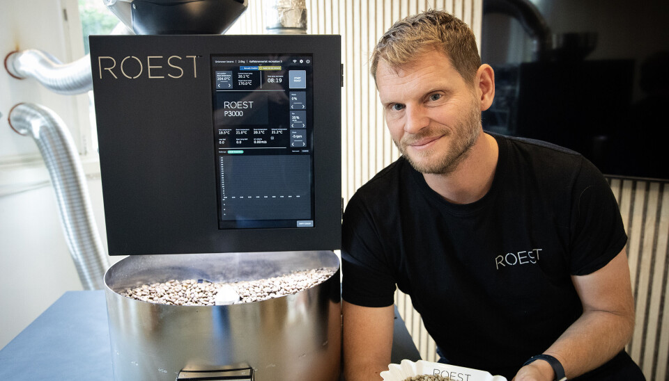 Trond Simonsen viser frem Roests P3000.