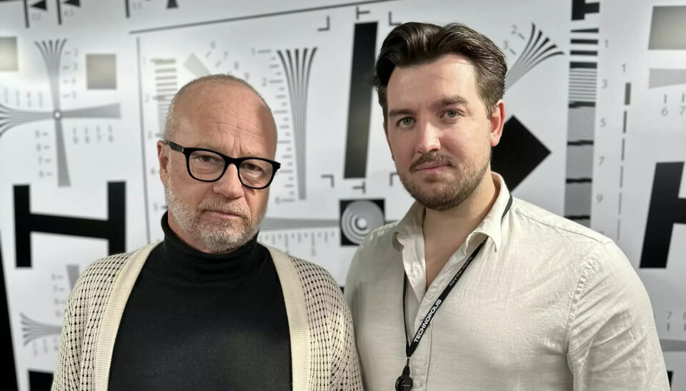 F.v. Anders Tomren og Håkon Espeland bygger den nye kamerastartupen Muybridge sammen.