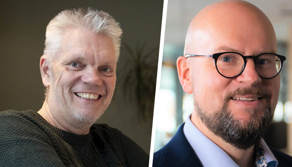 CEO Loyco, Christian Erichsen (venstre) og Øystein påtroppende styreleder Øystein Selbekk.