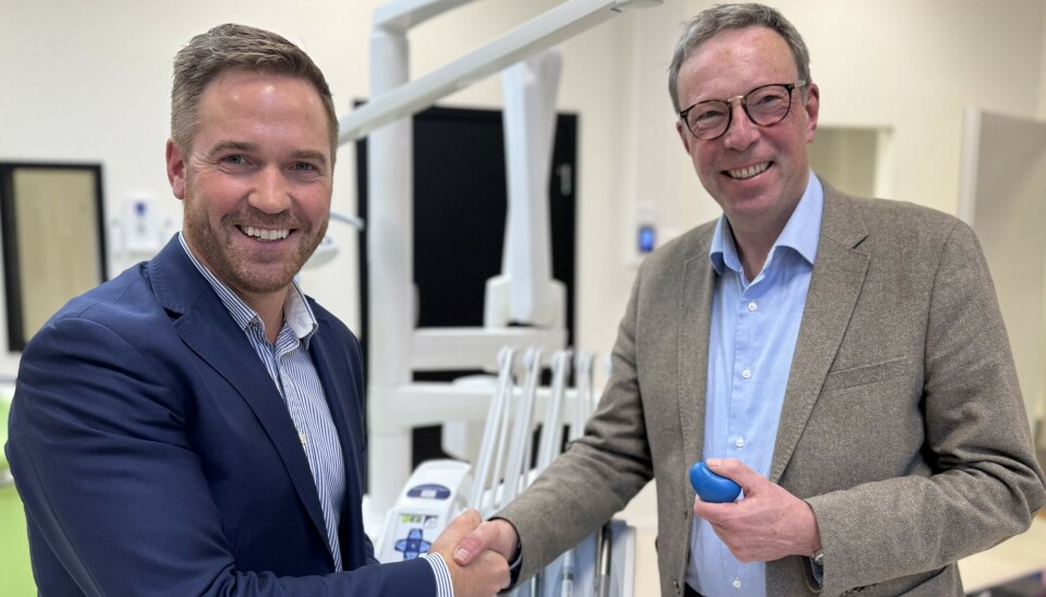 Tormod Gjerde Opdal, CEO, Grasp AS og Ragnar Petterson, adm. dir. Plandent.