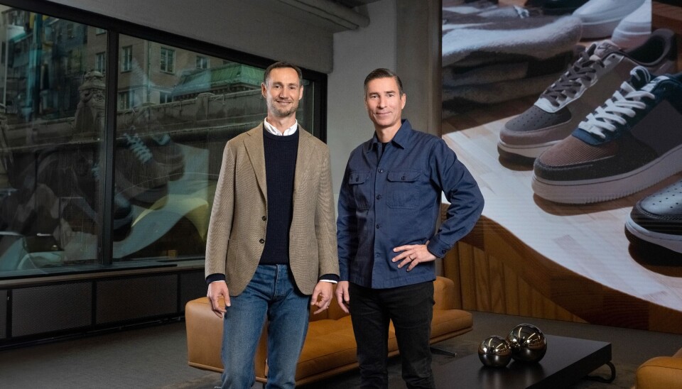 Fra venstre: Pål Malmros (partner i Verdane) og Jens Levin ( Sitoos daglige leder).