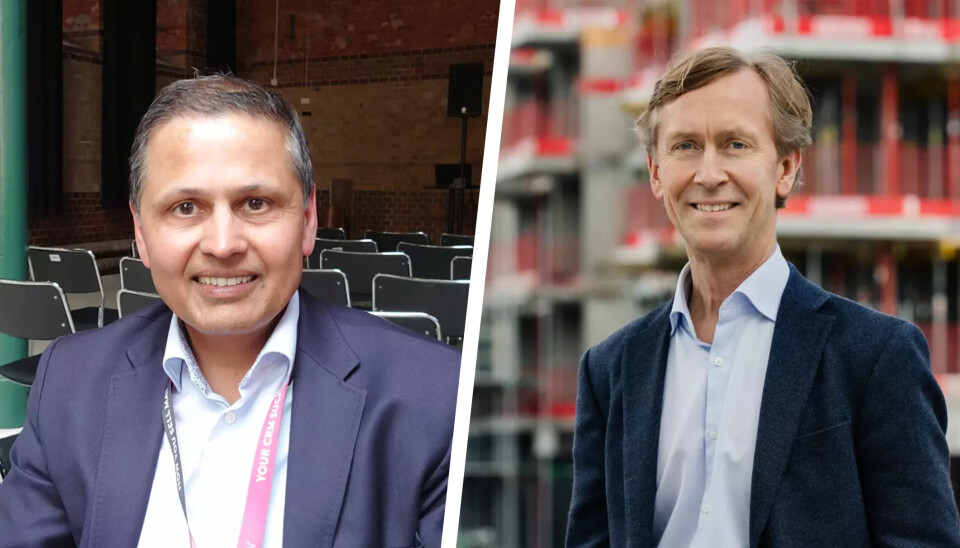 Catalystone-gründer Avtar Jasser og CEO i Smartcraft, Gustav Line.