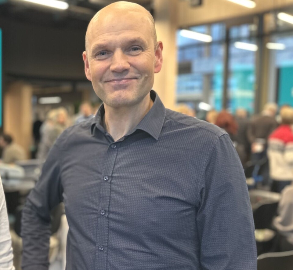 Innovasjonsdirektør Fredrik Harloff i GCRieber.