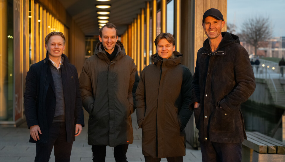 Fra venstre: Kristoffer Lundquist, Nicolai Klemeyer Smith, Steinar Seim og Anders Kvåle.