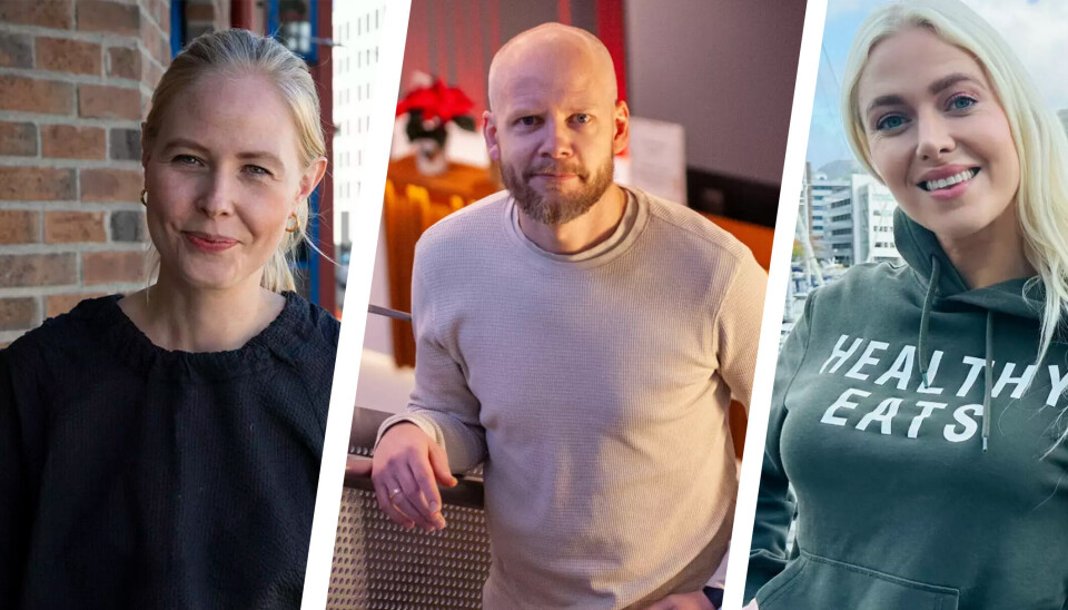 Vibrent (Fjong)-gründer Sigrun Syverud, Axeptia-gründer Per Nestor Warp og Healty Eats-gründer Vilde Regine Tellnes.