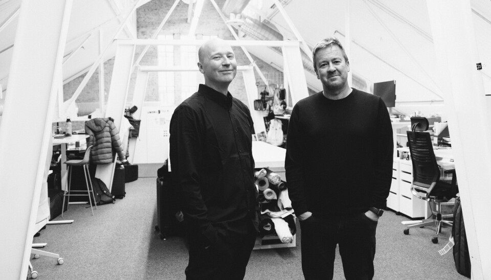 Gründer Truls Brataas og administrerende direktør Richard Collier.
