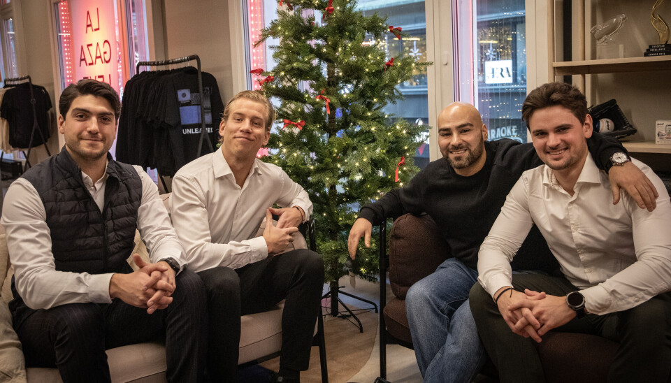 Fra venstre: Samuel Nuri, Petter Gundersen, Ardeshir Saidi og Brede Kristensen.