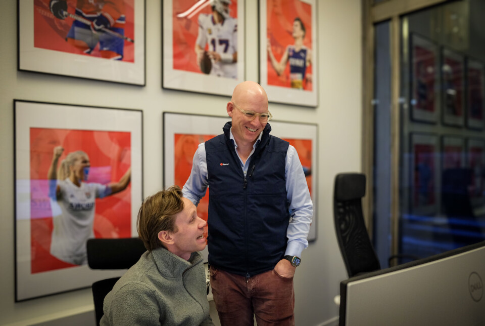Rune Paulseth sammen med CFO Martin Eide. Han var fungerende CEO før Paulseth kom inn i selskapet i fjor høst.