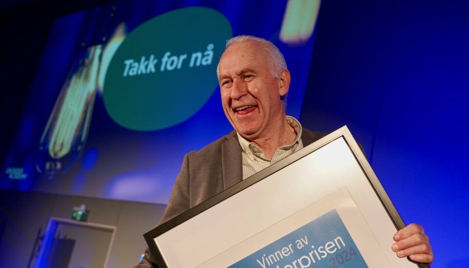 Gründer Sverre Nesvåg i MadsNor vant konkurransen 23.januar.