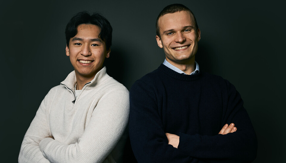 På bildet: Johan Vu (CEO) og David Levke (CTO)