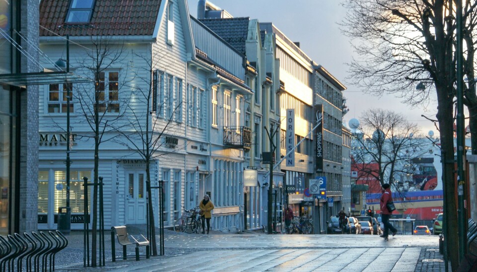 Handlegate i Kristiansand.