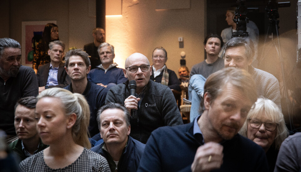 Geir Førre stiller spørsmål.