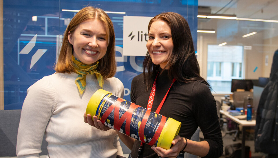 Fra venstre: Synne Sauar og Ida Marie Thin Pedersen er gründerne av Litech. Fra venstre: Synne Sauar og Ida Marie Pedersen er gründerne av Litech.