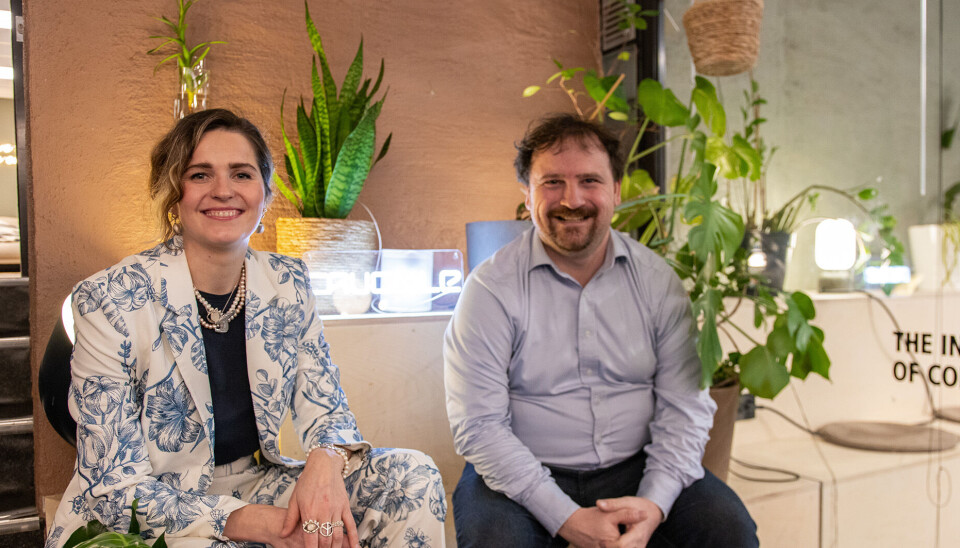 Kirillova sammen med Vitor Bruno som er co-organiserer av Crucible Expo 2025. Crucible Hub.