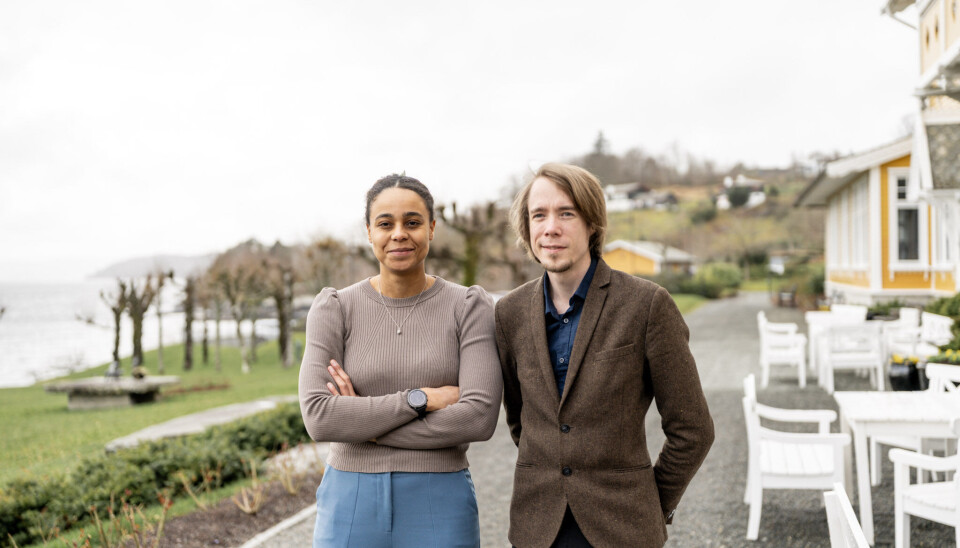 Cecilia Karlsen Gnaly og Stian André Østern Weiseth i Fioobra. Fioobra