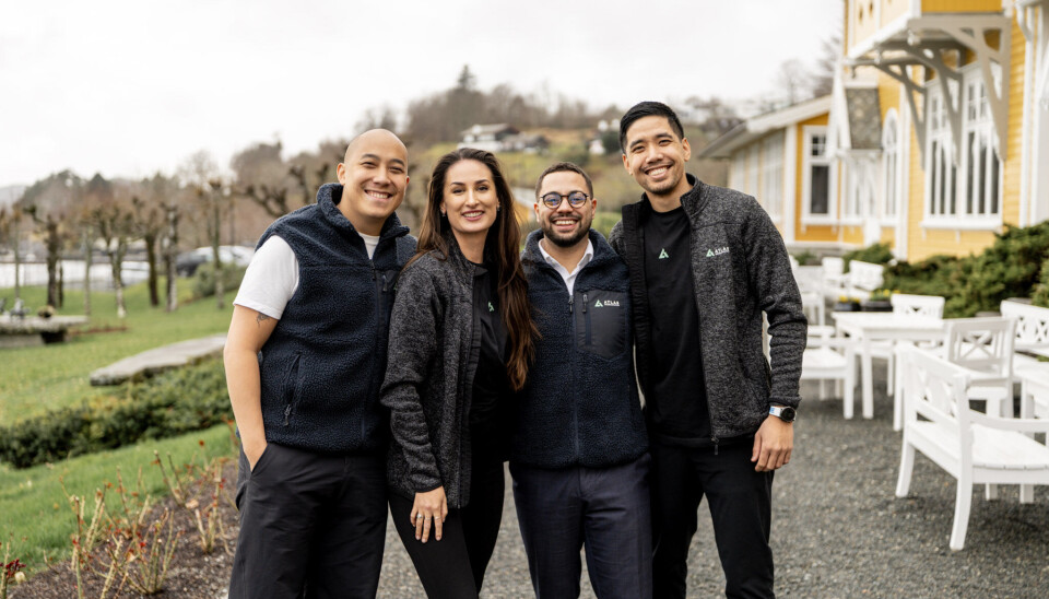 Teamet i Atlas Accelerator. Fra venstre Petter Tran, Hana Colakovic, Sebastian Ferraz og Hoang Minh Trinh.