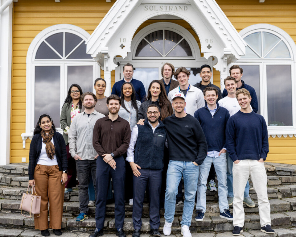 Deltakere og akselerator-ledere på første samling på Solstrand hotell på Os utenfor Bergen.